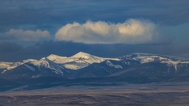 White Wyoming Peak. Photo by Dave Bell.