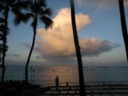 Sunrise Cloud Over Ocean. Photo by Dave Bell.