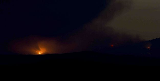 Horse Creek Fire Hot Spot. Photo by Dave Bell.