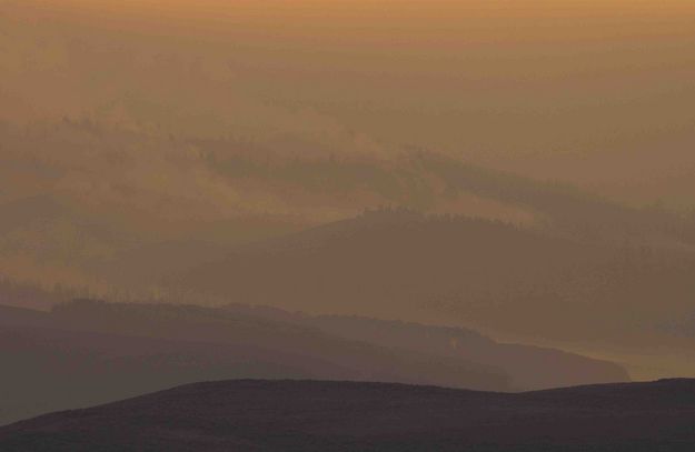 Smoldering Foothills. Photo by Dave Bell.