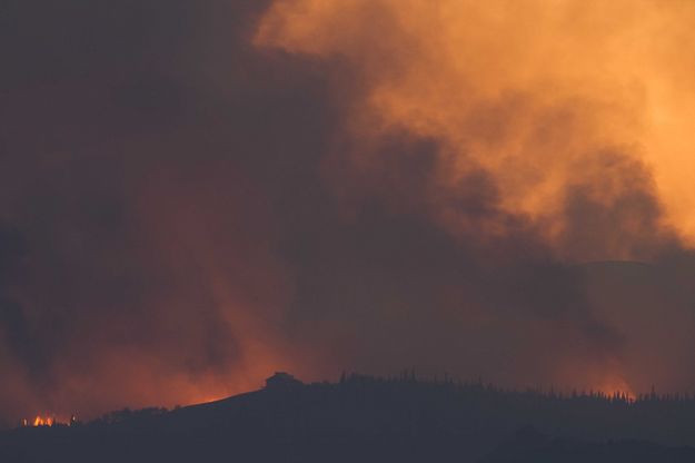 Active Ridgeline At Sundown. Photo by Dave Bell.