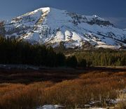 Imposing Mt. McDougal. Photo by Dave Bell.