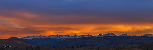 Alpenglow Pano. Photo by Dave Bell.