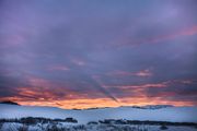 Sunset Glow In Bondurant. Photo by Dave Bell.