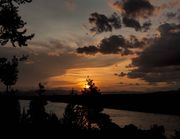 Sunset Over The Madison River--Yellowstone National Park. Photo by Dave Bell.