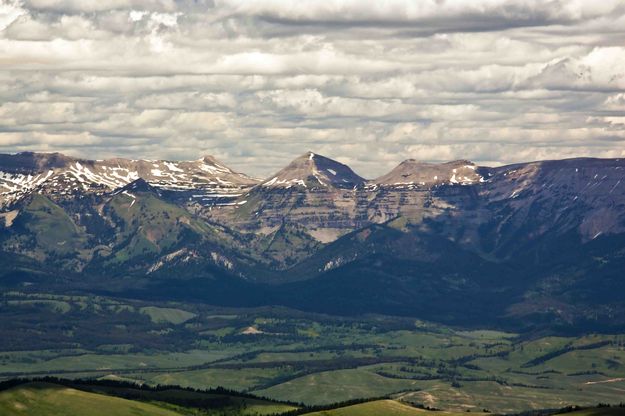 View Across To Sawtooth From Kilgore Pass. Photo by Dave Bell.