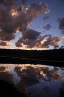 Cloud Reflection. Photo by Dave Bell.