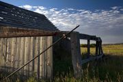 Old Building and  Morning Light. Photo by Dave Bell.