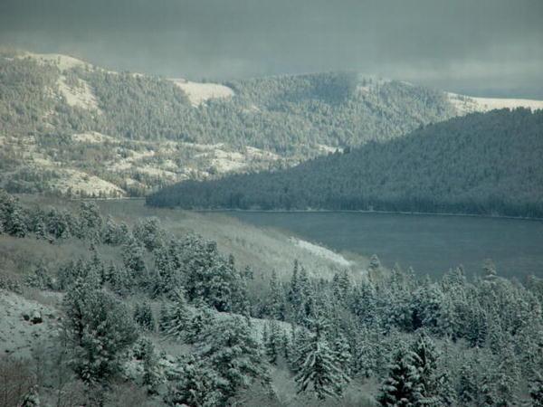 Winter at Half Moon Lake. Photo by Dave Bell.