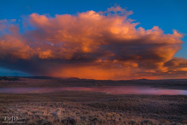 Boulder Lake Sunset. Photo by Dave Bell.