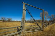 Old Ranch Gate. Photo by Dave Bell.