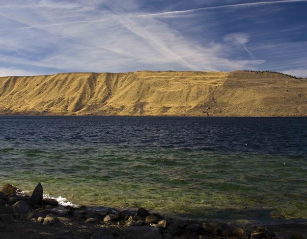 Fremont Lake And Fremont Ridge. Photo by Dave Bell.