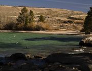 Cold And Deserted Sandy Beach. Photo by Dave Bell.