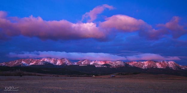 Increasing Color Intensity-Bridger Range. Photo by Dave Bell.