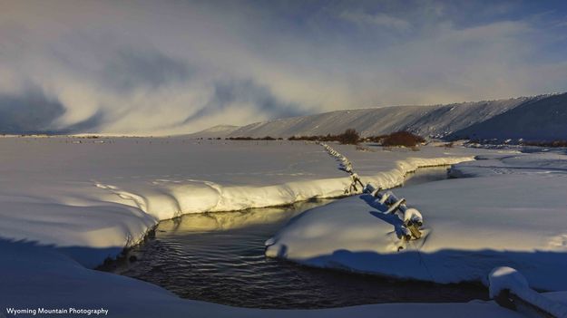 Mid-Winter On Forty Rod Creek. Photo by Dave Bell.