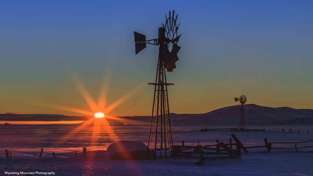 Morning Windmill. Photo by Dave Bell.