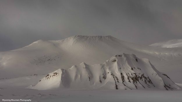 Snowy Badlands Butte. Photo by Dave Bell.