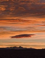 Sunrise Over Temple Peak. Photo by Dave Bell.