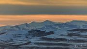 Wyoming Peak Sunset Silhouette. Photo by Dave Bell.