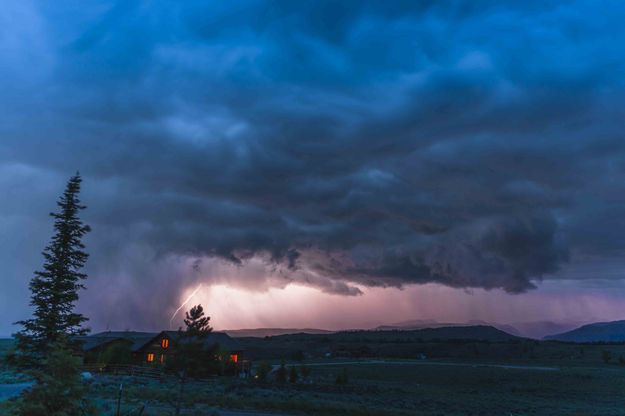 Quite A Storm. Photo by Dave Bell.