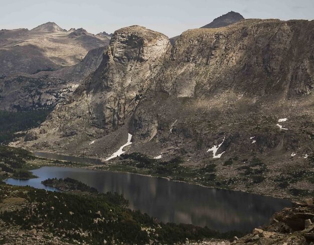 Payson Peak And Washakie Lake. Photo by Dave Bell.