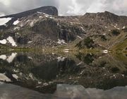 Bernard Peak Reflection In Macon Lake. Photo by Dave Bell.