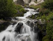 Inlet Falls At Washakie Lake. Photo by Dave Bell.