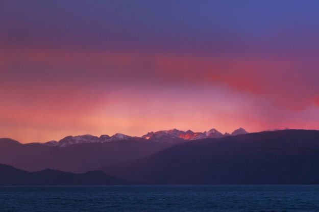 Beautiful End To Stormy Evening. Photo by Dave Bell.