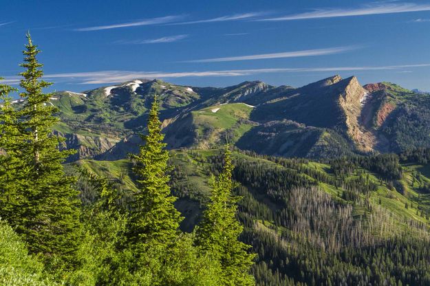 First Light On Hoback Peak. Photo by Dave Bell.