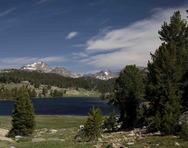 Dark Blue Dads Lake. Photo by Dave Bell.