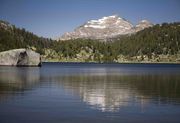 Mt. Geikie Reflection. Photo by Dave Bell.