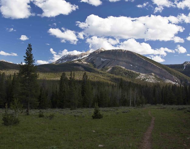 Triple Peak From McDougall Trail. Photo by Dave Bell.