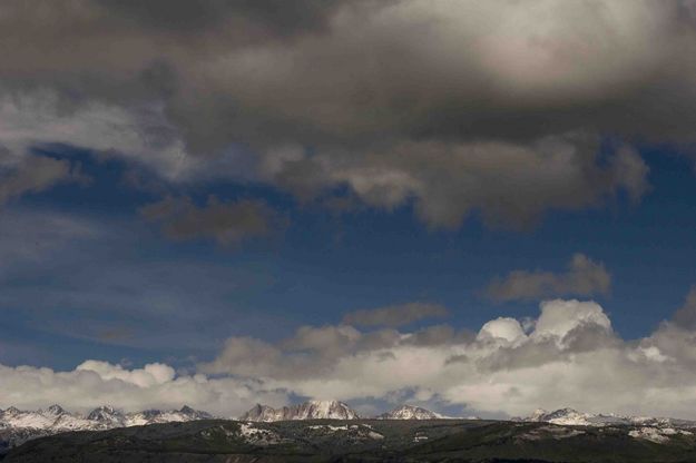 Fremont Peak and northern range peaks. Photo by Dave Bell.