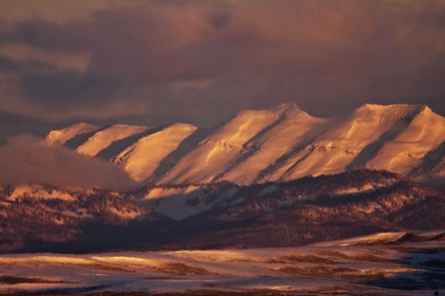 Sawtooth Morning Light. Photo by Dave Bell.