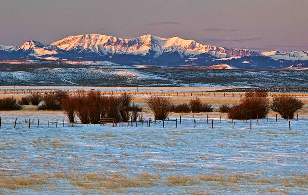 Triple Peak Sunrise. Photo by Dave Bell.