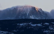 Fremont Peak First Light. Photo by Dave Bell.