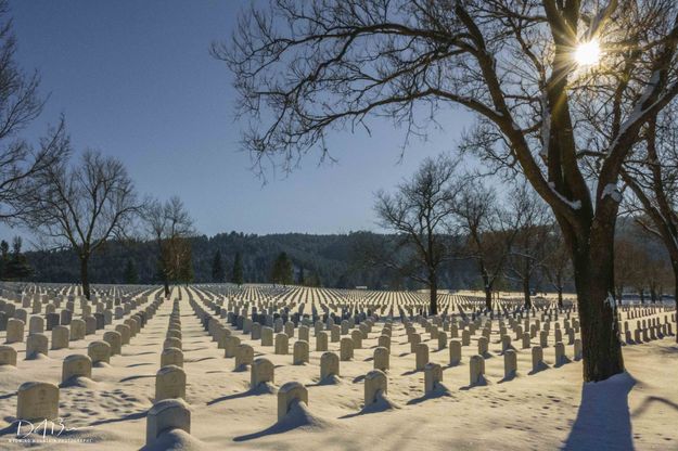 Most People Are Good...A Winter Visit To The Fort Meade National Cemetary, Black Hills. Photo by Dave Bell.