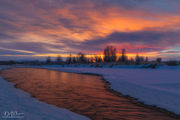 Beautiful Light On The Green River At Daniel. Photo by Dave Bell.