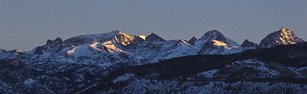 Morning Light On Gannett Face. Photo by Dave Bell.