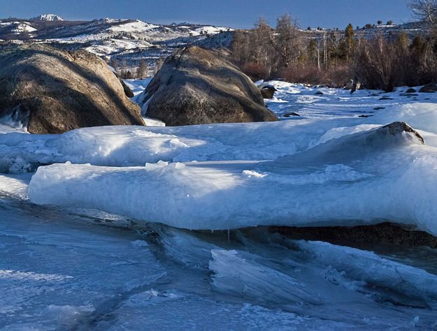 Frozen Icy Shores. Photo by Dave Bell.