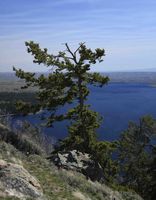 Lower Overlook View Of Fremont Lake. Photo by Dave Bell.