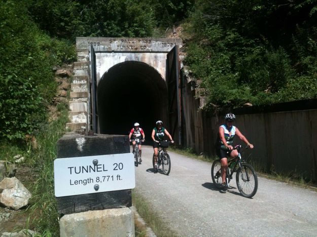 The Longest Tunnel. Photo by Dave Bell.