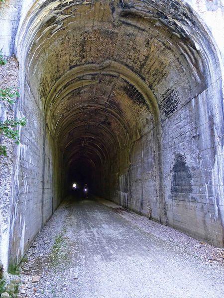 Engineering Marvel--The Hiawatha Trail. Photo by Dave Bell.