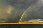 Late Evening Rainbows. Photo by Dave Bell.