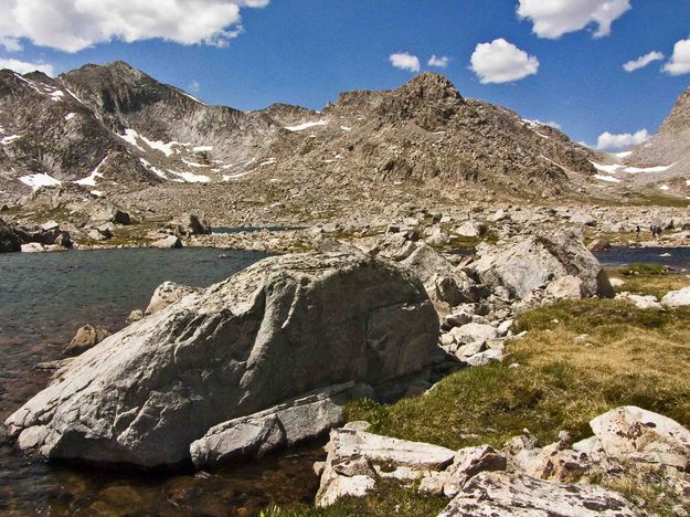 Unnamed Lake Below Photo Pass. Photo by Dave Bell.