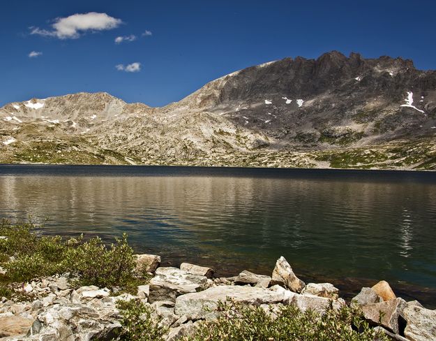 Halls Lake And Halls Mountain. Photo by Dave Bell.