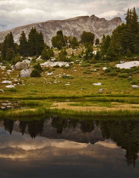 Kagevah Tarn Reflection. Photo by Dave Bell.