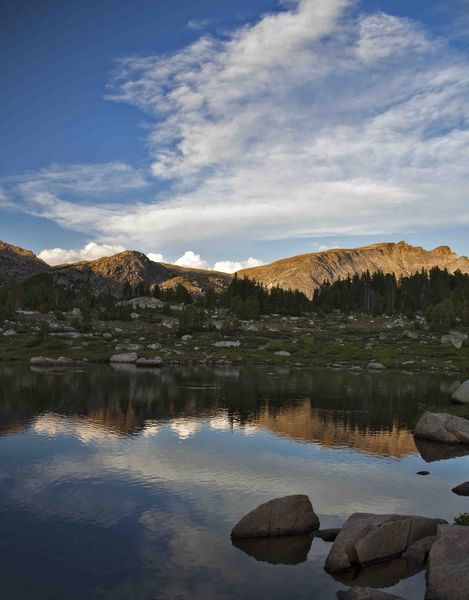 Kagevah Peak Tarn Reflection. Photo by Dave Bell.