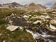 Climbing Towards Photo Pass. Photo by Dave Bell.