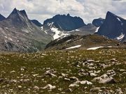 Mount St. Michel (Nylon), Bonneville and Pronghorn From Photo Pass. Photo by Dave Bell.